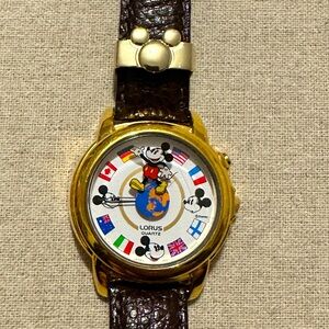 Lorus | Watch | Lorus Mickey Mouse International Flags Musical Melody Watch